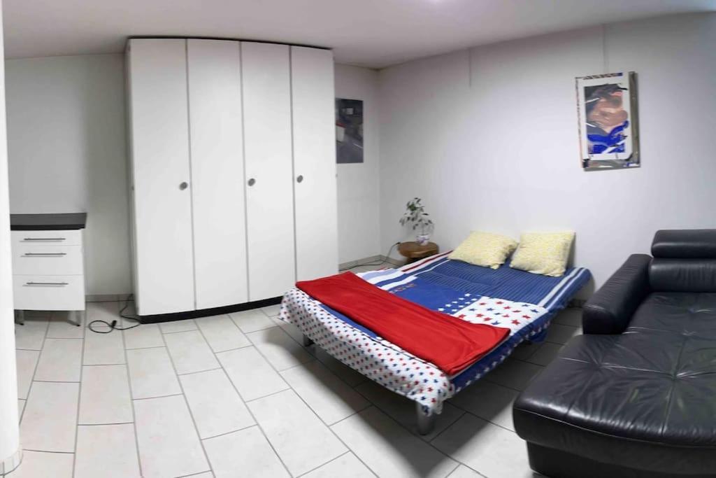 Basel - 5 Mins Away - Modern Basement Studio With Kitchen 35M2 In Muttenz Exteriör bild